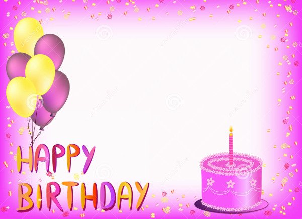 Happy Birthday Template for Cake Fresh 72 Birthday Card Templates Psd Ai Eps