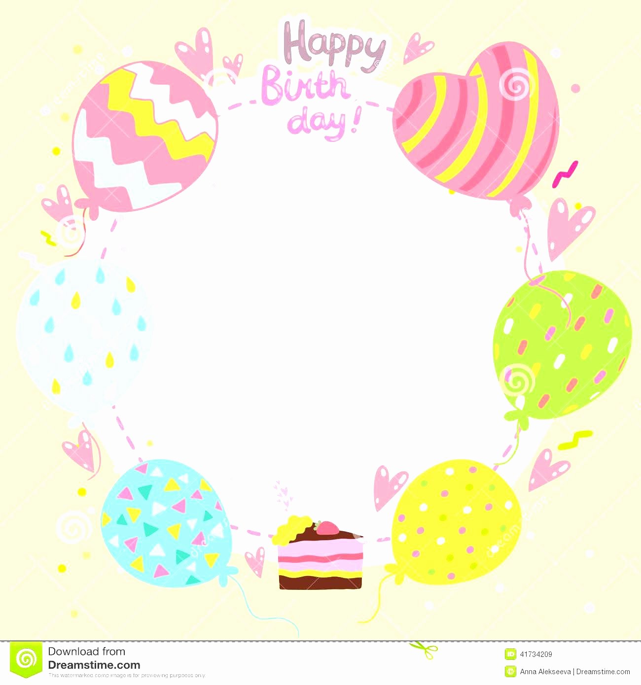 Happy Birthday Template Free Inspirational Birthday Card Template