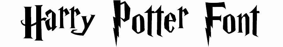 Harry Potter Font Style Unique Harry Potter Font Sample