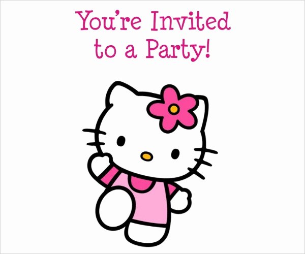 Hello Kitty Birthday Invites Luxury 52 Birthday Invitation Templates Psd Ai