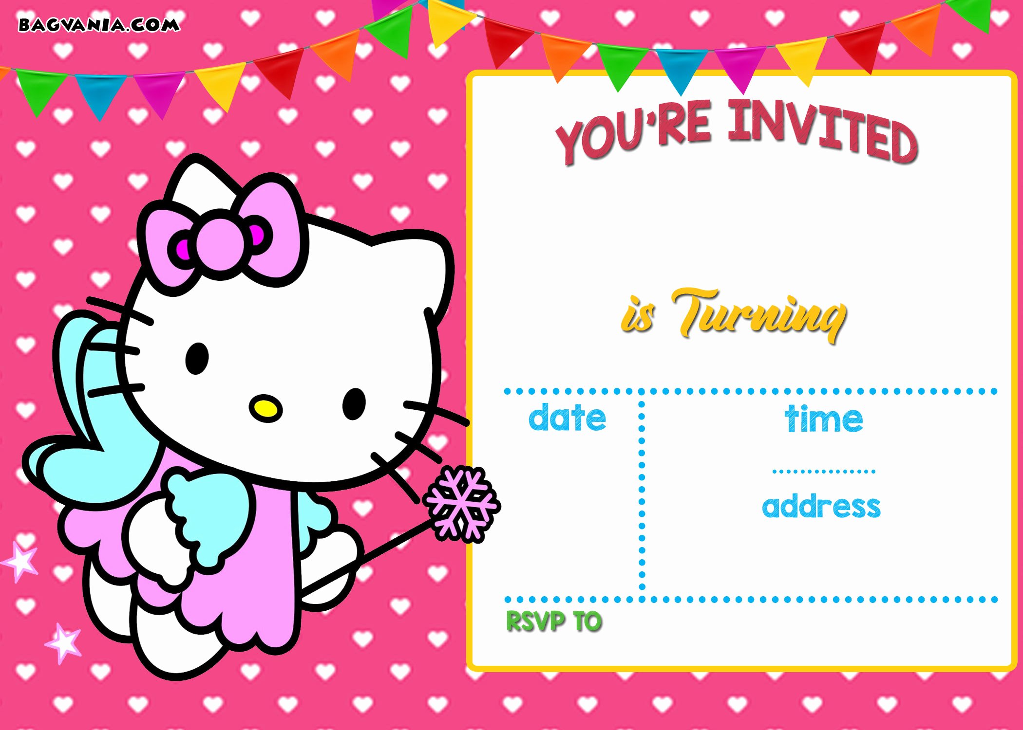 Hello Kitty Invitation Card Luxury Personalized Hello Kitty Birthday Invitations Updated