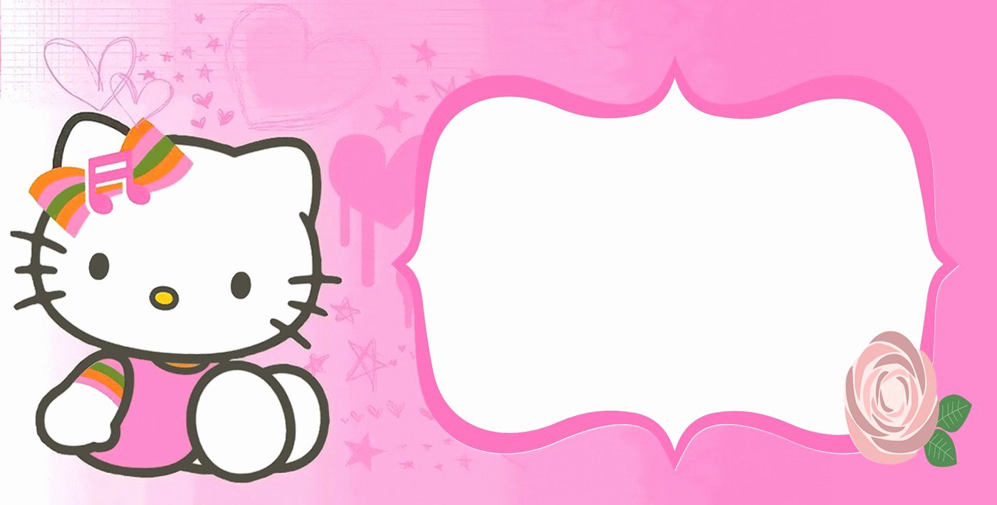 Hello Kitty Invite Template Awesome Hello Kitty Tarpaulin Backgrounds Wallpaper Cave