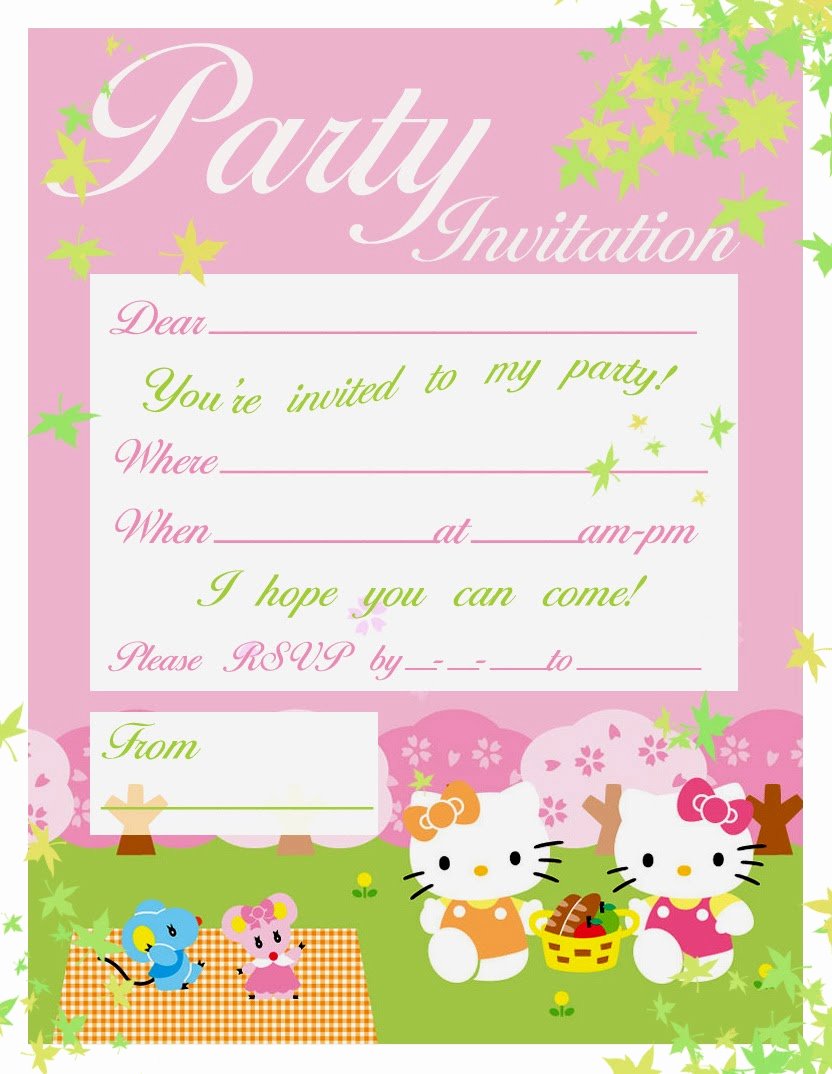 Hello Kitty Invite Templates Best Of Pretty Practical Mom Free Printable Hello Kitty Invitations