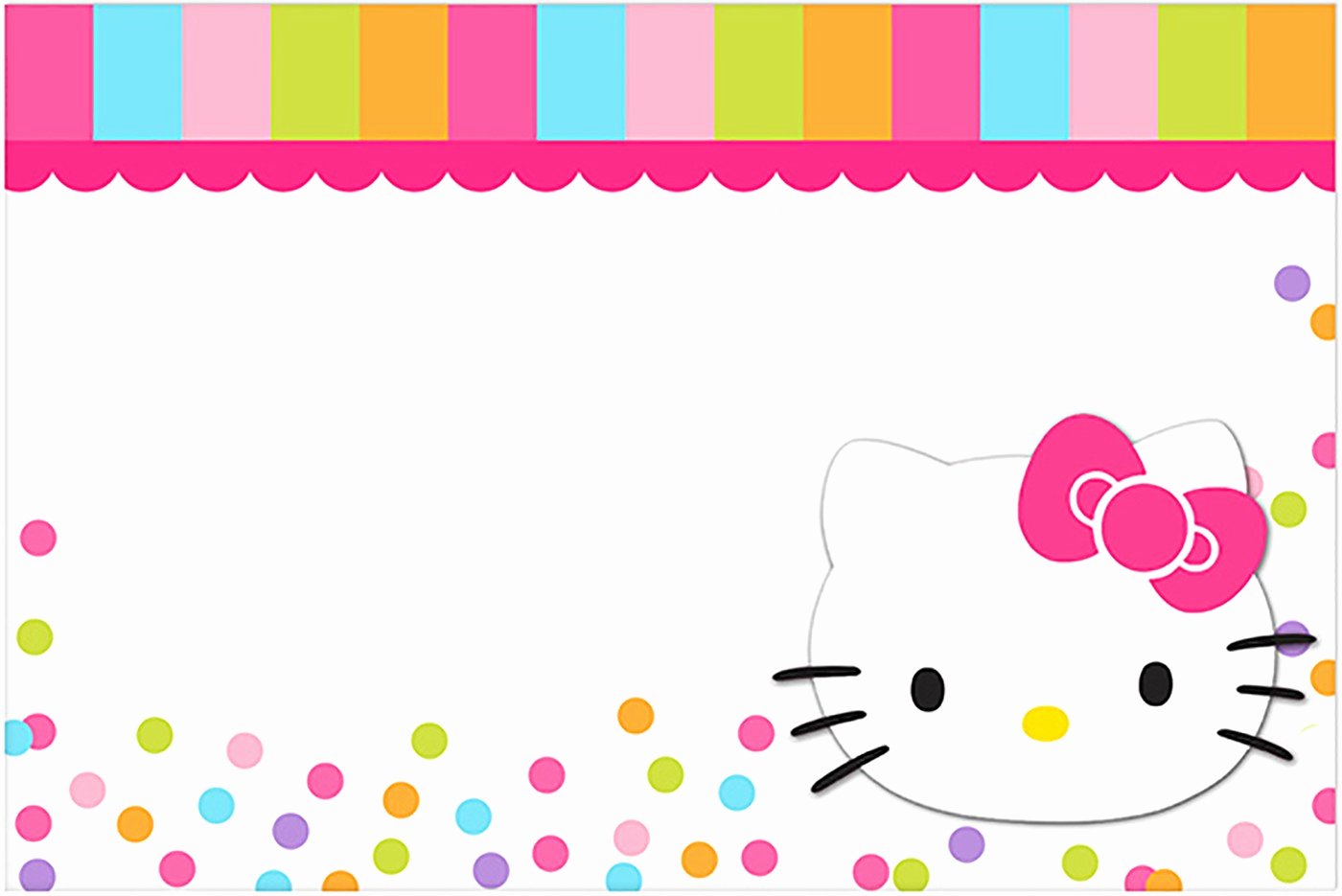 Hello Kitty Party Invite Luxury Hello Kitty Free Printable Invitation Templates