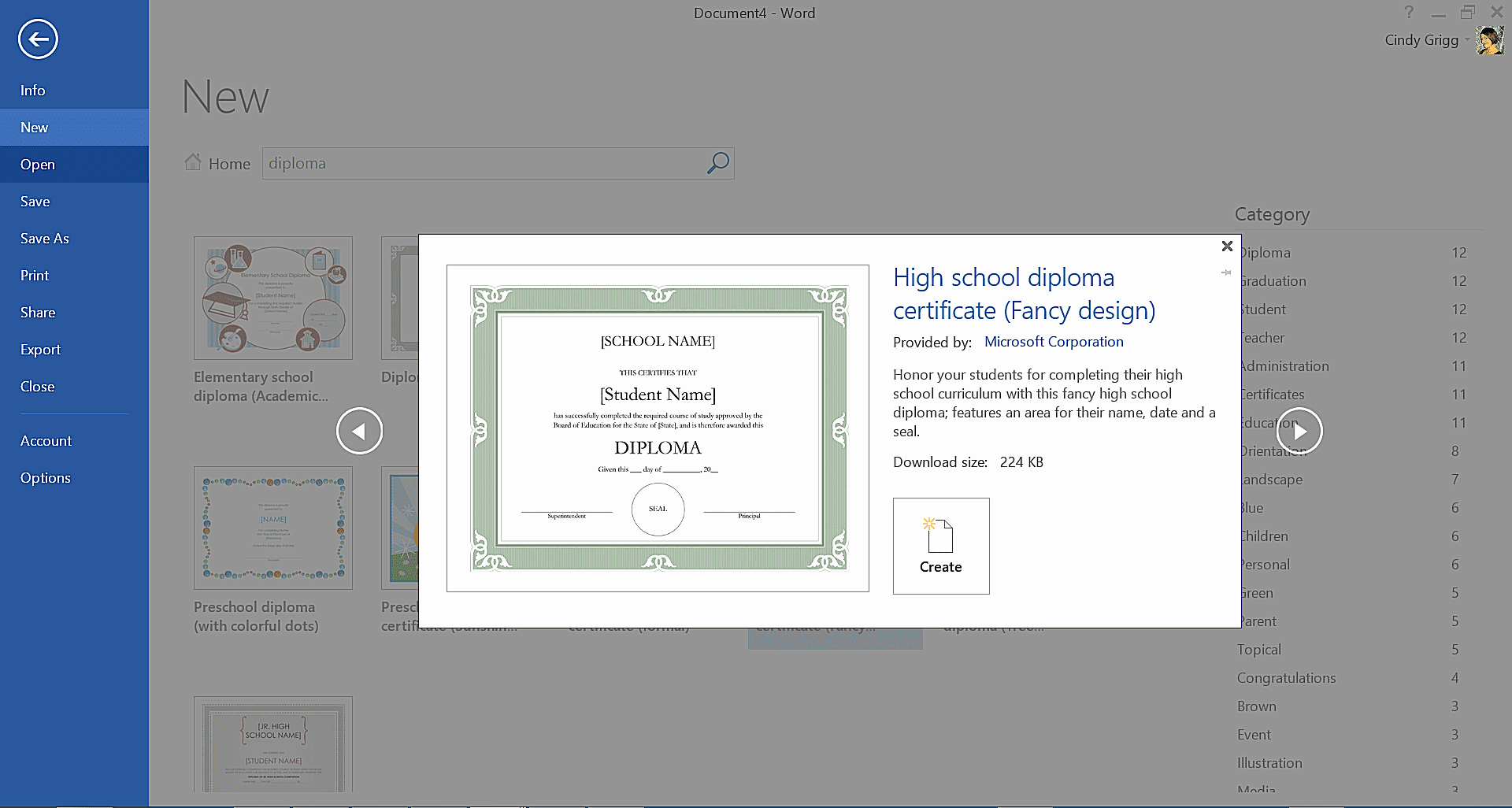 High School Diploma Template Word New Get Microsoft S Best Graduation Templates