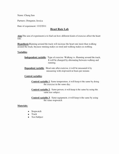 High School Lab Report Template New High School Lab Reports Wolf Group