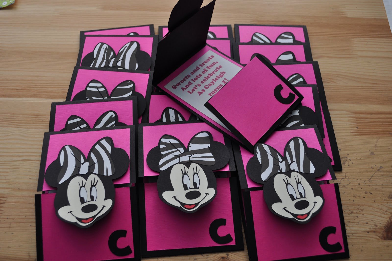 Homemade Minnie Mouse Invitations Best Of R R Creations Minnie Mouse Invitations