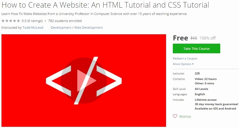 How to Design A Coupon Best Of Udemy Coupon – How to Create A Website An HTML Tutorial