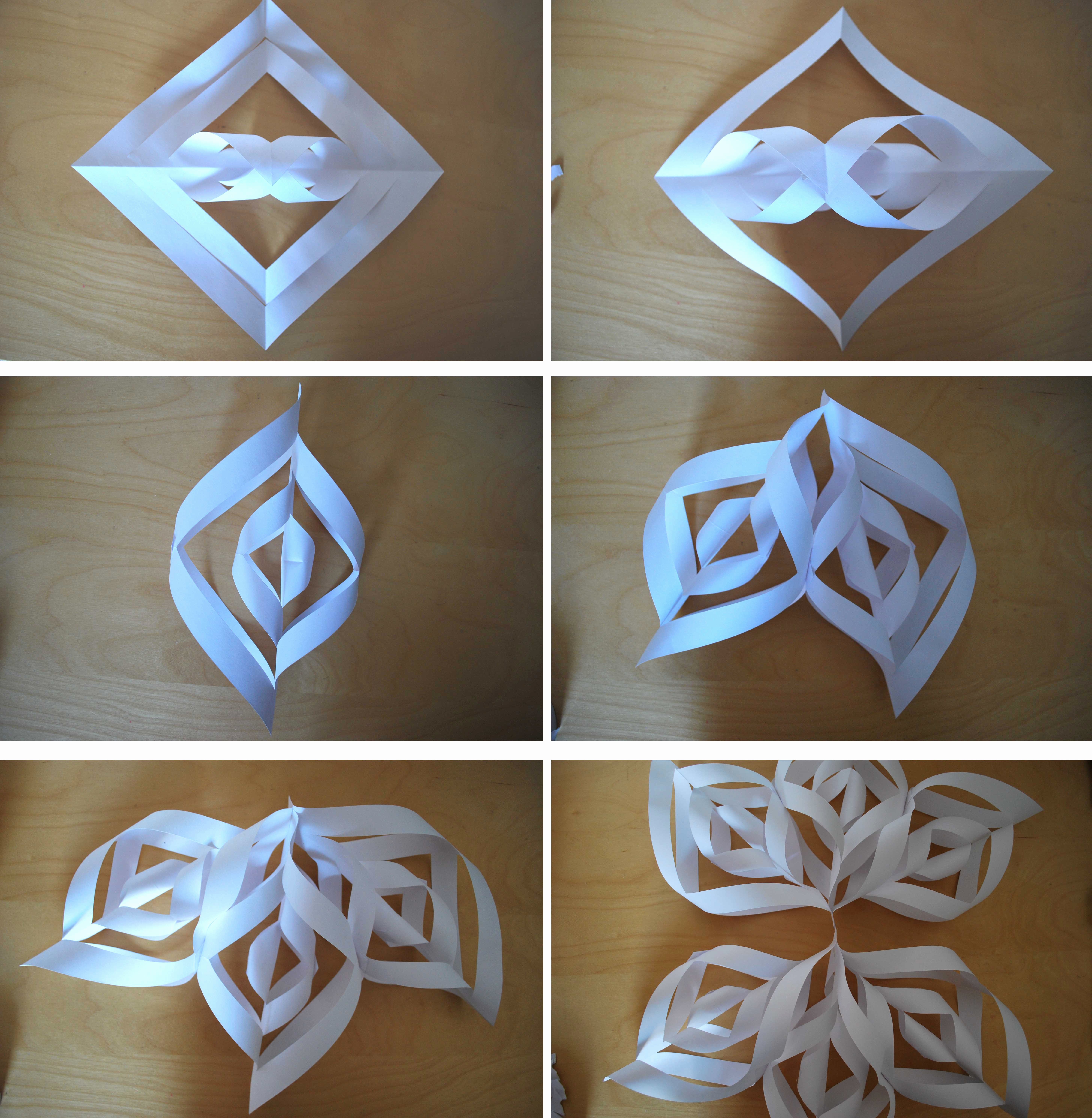 How to Make 3d Snowflakes Awesome 6 Ways with Snowflakes… 3d Snowflakes