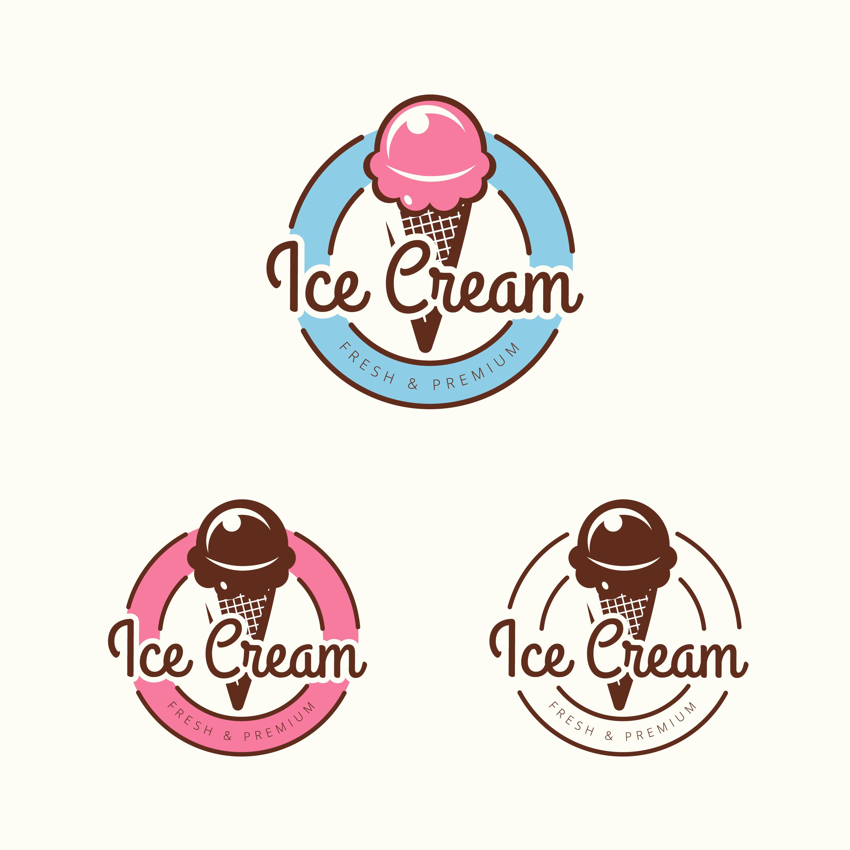 Ice Cream Shop Logo Beautiful Ice Cream Shop Logo Download Free Vector Art Stock