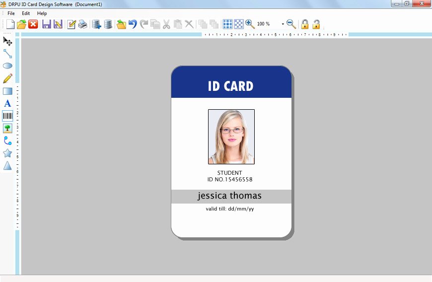 Id Cards Templates Luxury Id Card Template