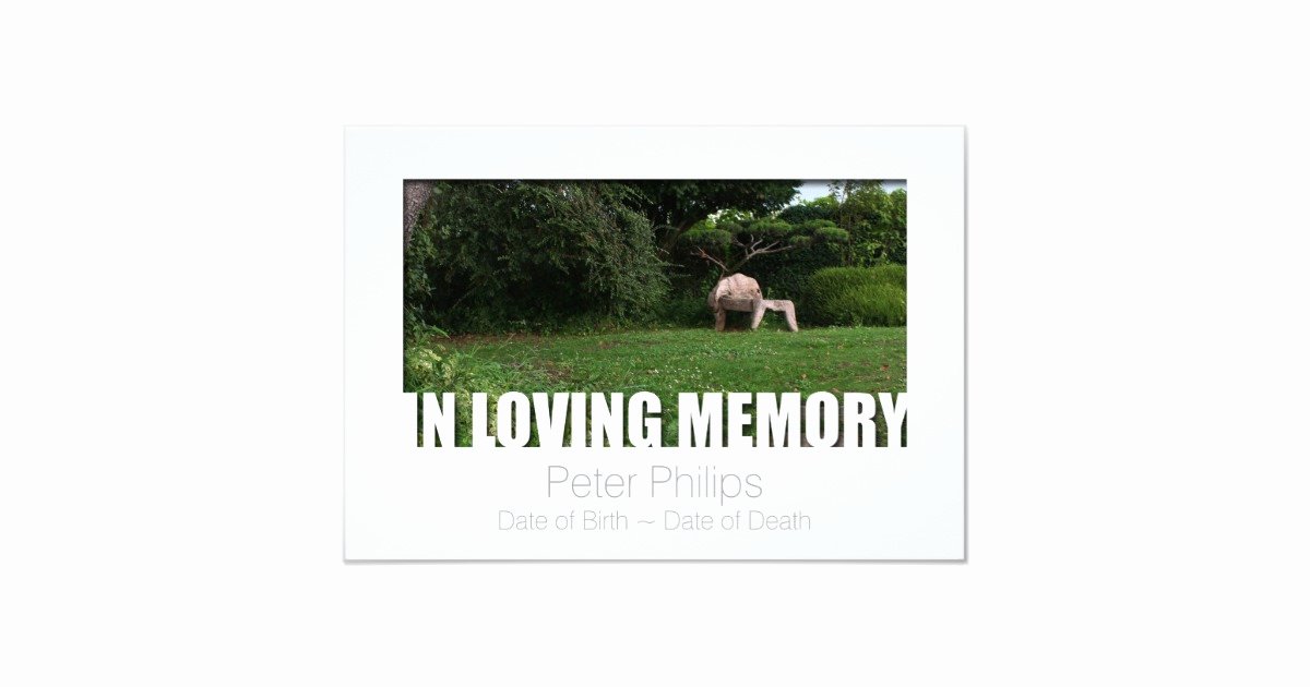 In Loving Memory Card Template Fresh In Loving Memory Template 10 Celebration Of Life Card