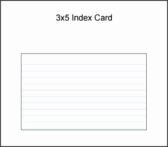 Index Cards Template for Word Inspirational 8 3x5 Note Card Template Word Mac Sampletemplatess