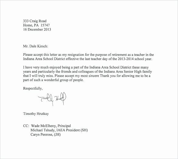 Involuntary Resignation Letter Sample New Wisatahits – Letter Sample