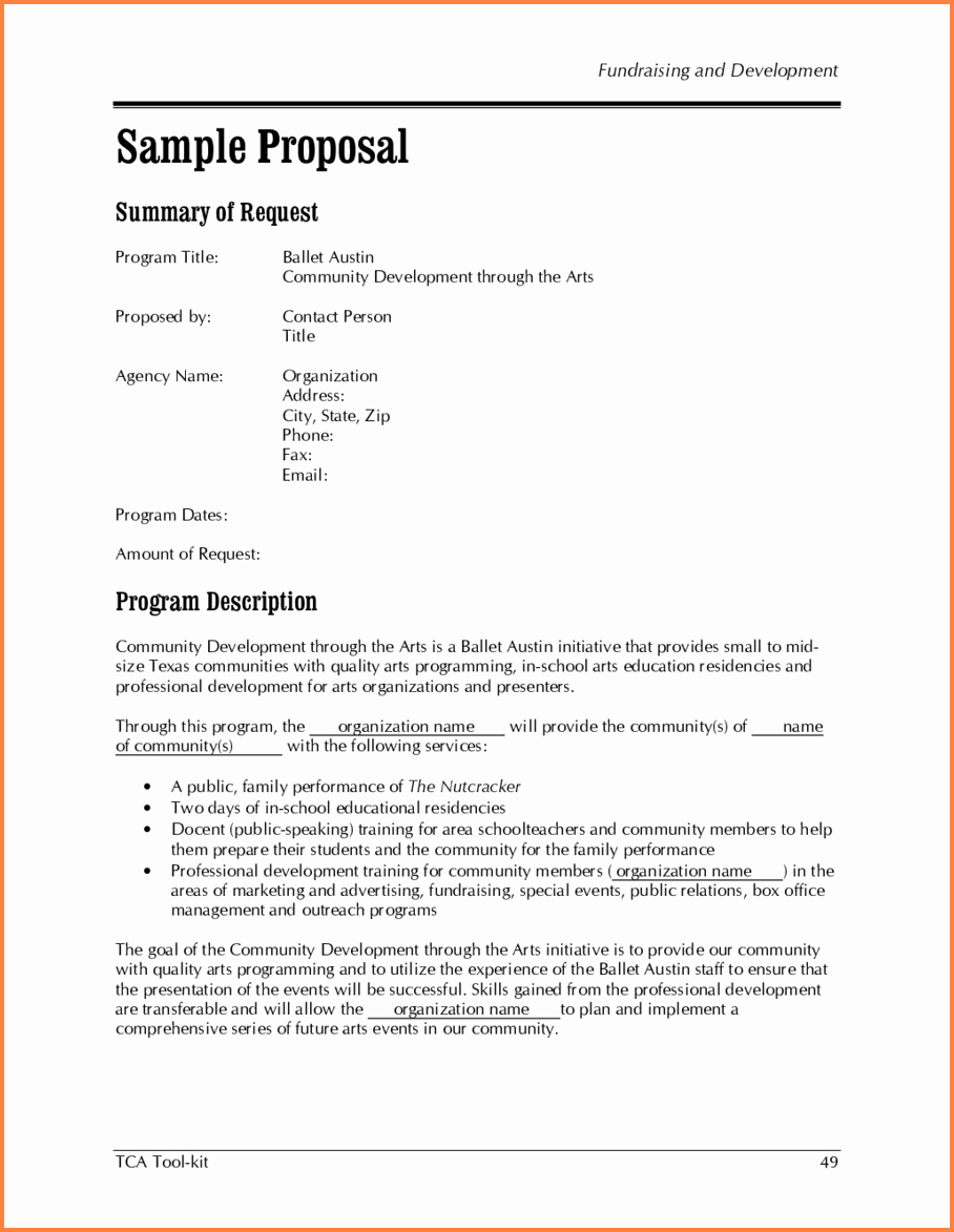 It Project Proposal Sample Best Of 4 Business Proposal Sample Pdf