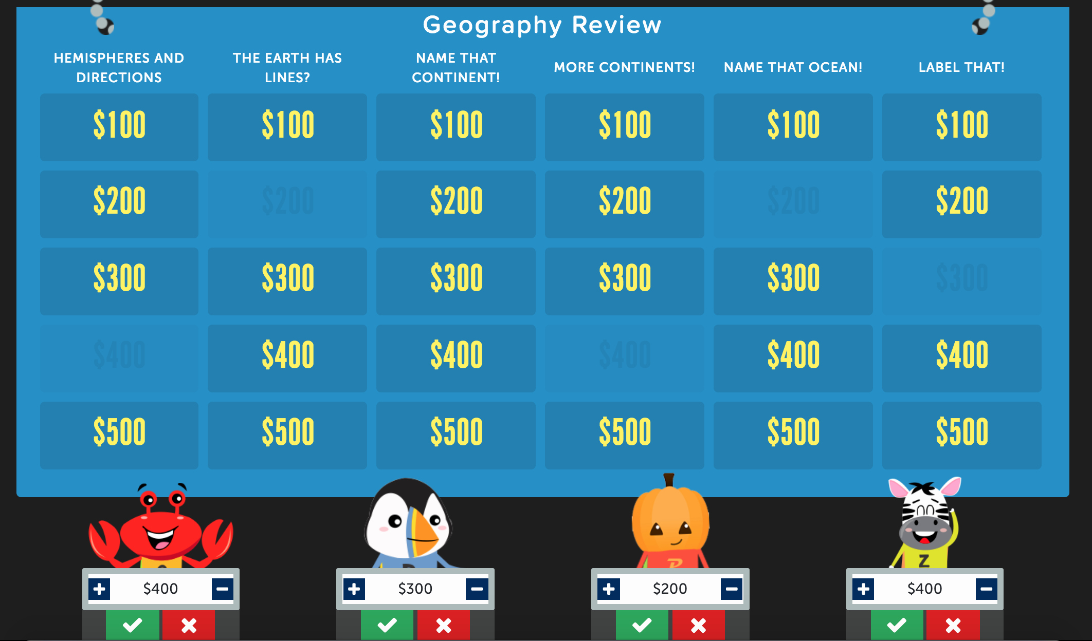 Jeopardy Game for Classrooms Lovely Factile 1 Jeopardy Classroom Review Game