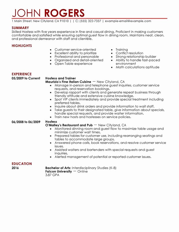 Job Description for Hostess Luxury Hostess Job Description for Resume Samplebusinessresume