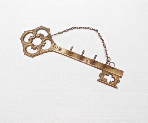 Key Shaped Key Holder Best Of Brass Key Shaped Key Holder Brass Key Hanger Vintage Brass