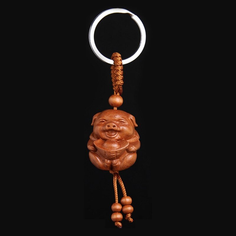 Key Shaped Key Holder Best Of New Arrival Natural Wood Carved Pig Shaped Key Chain Key