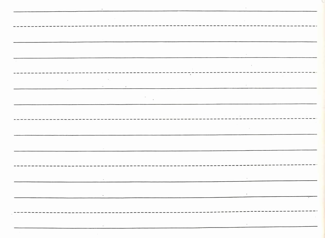 Kindergarten Paper with Lines Lovely 7 Writing Paper Templates Excel Pdf formats
