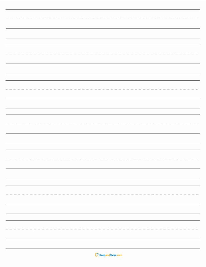 Kindergarten Paper with Lines Unique Best S Of First Grade Writing Paper Pdf Printable