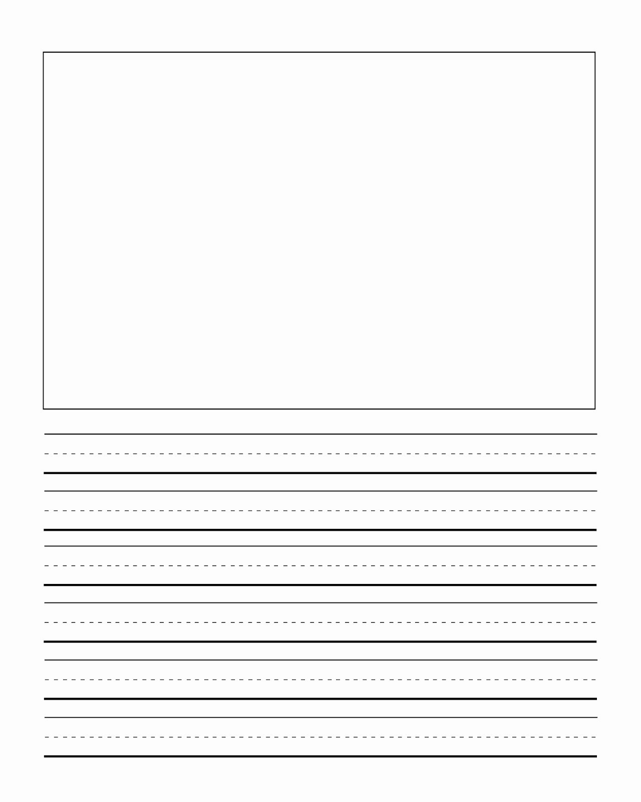 Kindergarten Writing Paper Printable New Clip Art by Carrie Teaching First Journal Writing