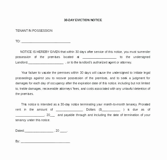 Landlord Notice to Vacate Premises Inspirational Landlord Notice to Vacate Premises – Gaboweis
