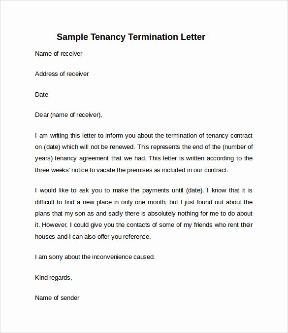 Landlord Notice to Vacate Premises Unique 11 Sample Notice to Vacate Letters Pdf Ms Word Apple
