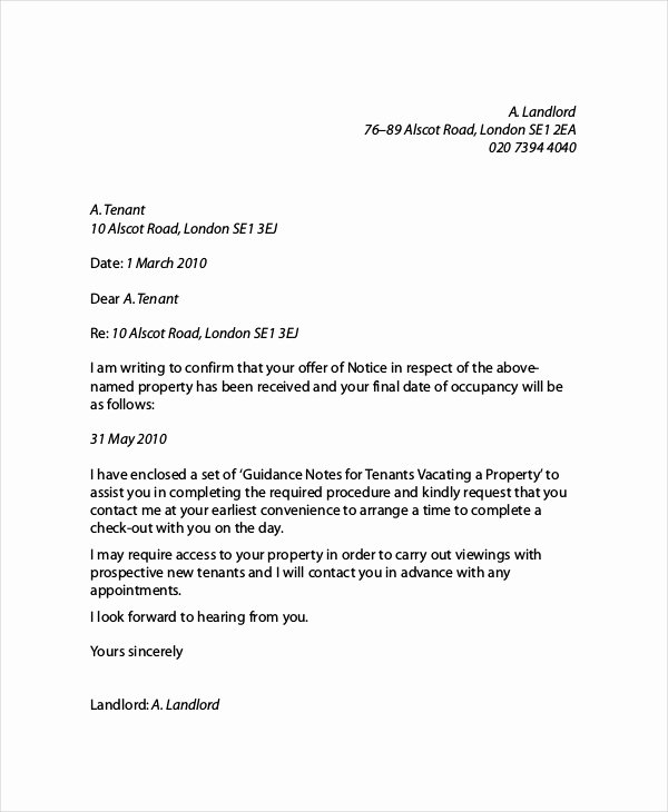 Landlord Reference Letter Inspirational Letter Employment for Landlord Sample