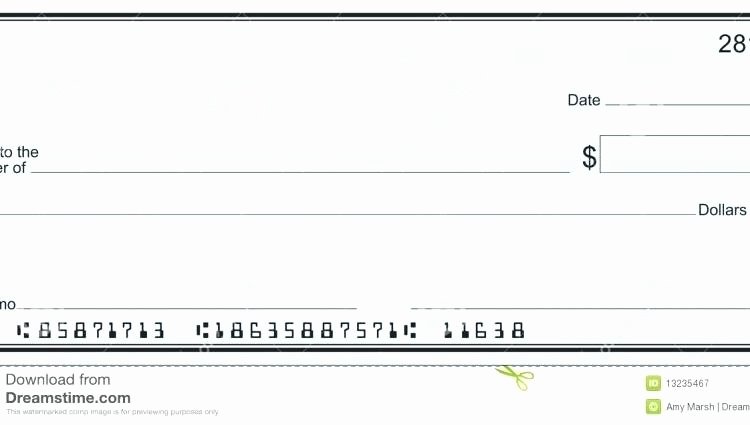 Large Blank Check Template Beautiful Oversized Check Template Free