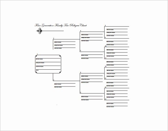 Large Family Tree Templates Fresh Family Tree Template 11 Free Word Excel format