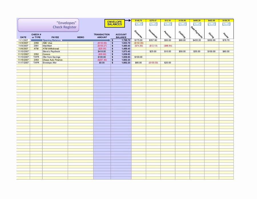 Large Print Check Register Printable Awesome 37 Checkbook Register Templates [ Free Printable]