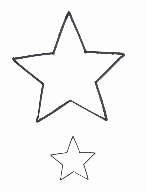 Large Star Template Printable New Star Template Printable Cliparts