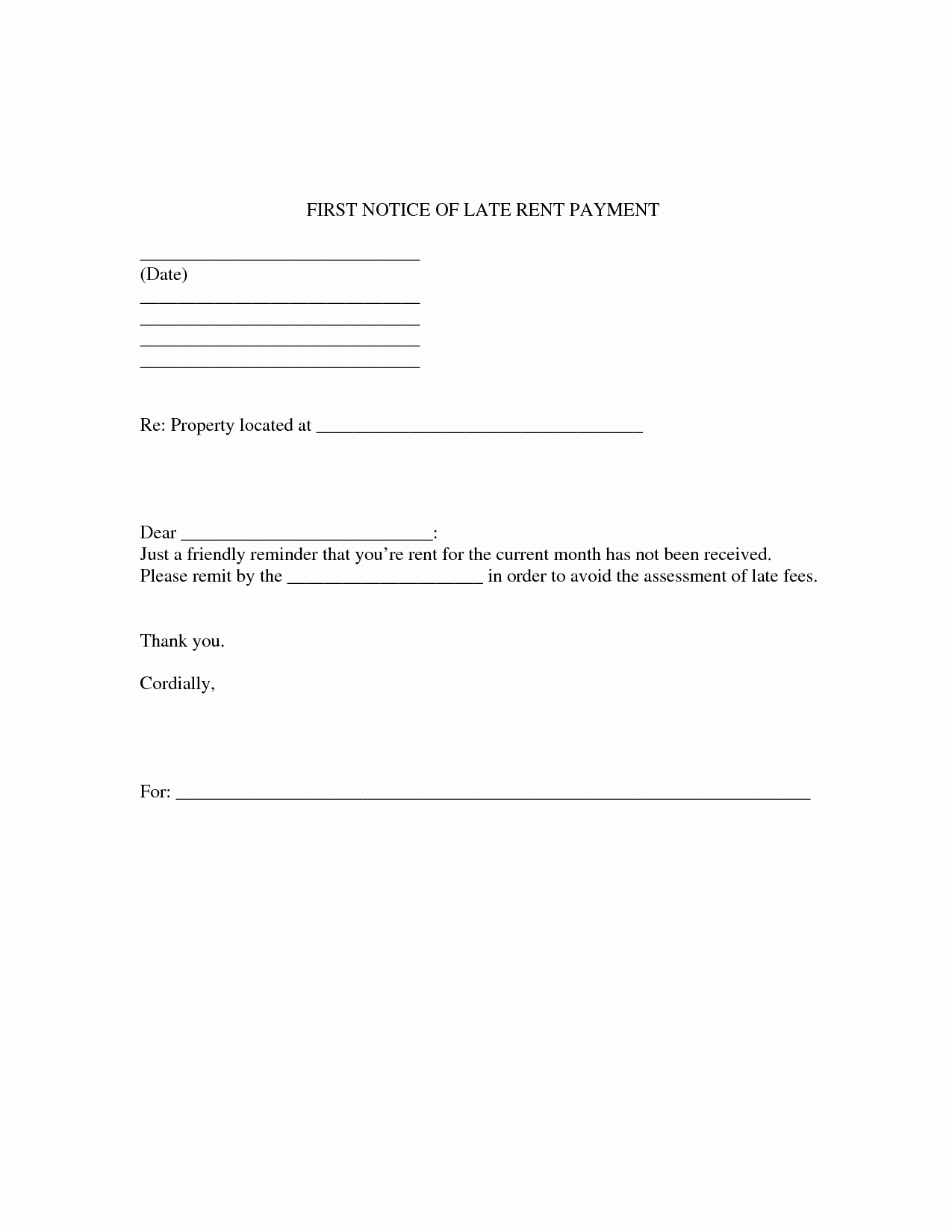 Late Payment Notice Template Beautiful Best S Of Rent Reminder Template Rent Reminder