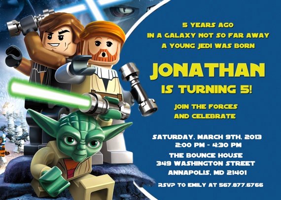 Lego Star Wars Birthday Invitations Unique Printable Star Wars Birthday Invitations