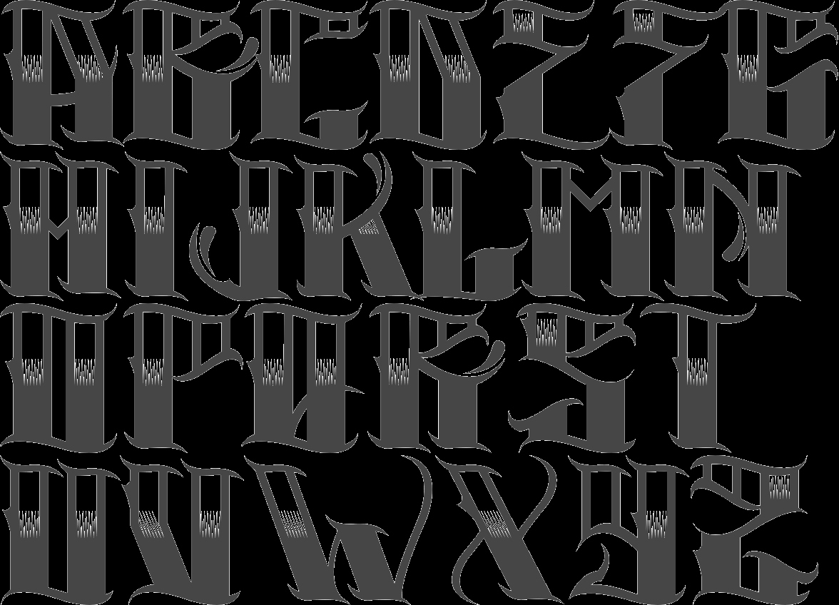 Letter Fonts for Tattoos Awesome Myfonts Typefaces with Median Spurs