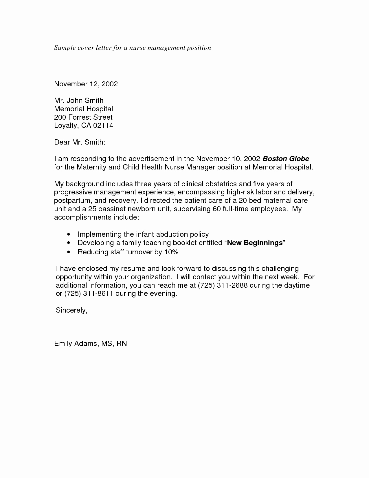 Letter for A Job Unique Sample Cover Letter for Applying A Job