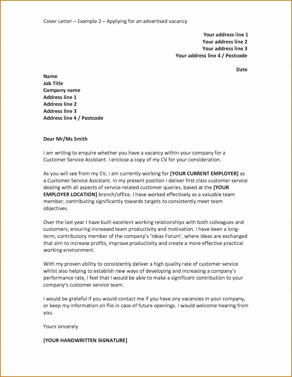 Letter Of Application Examples Elegant How to Write An Application Letter for Employment In Ghana