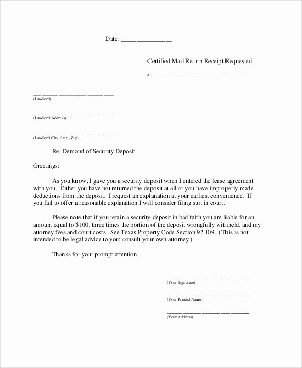 Letter Of Demand Template Fresh Demand Letter Sample 14 Pdf Word Download Documents