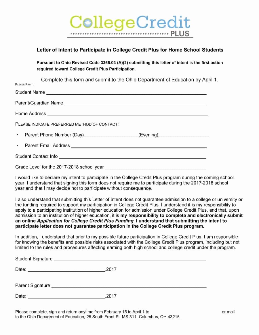 Letter Of Intent Samples Best Of 40 Letter Of Intent Templates &amp; Samples [for Job School