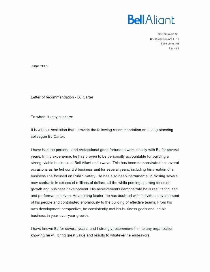 Letter Of Recommendation Coworker Elegant Letter Of Re Mendation for Coworker former Coworker