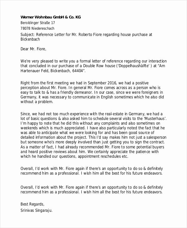 Letter Of Reference From Landlord Beautiful 16 Landlord Reference Letter Template Free Sample