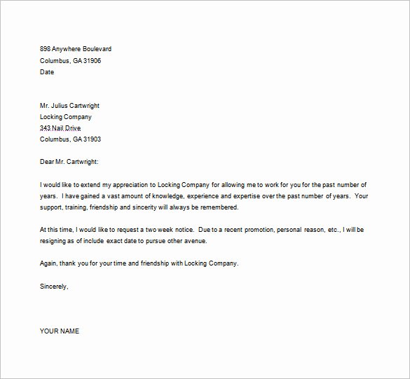 Letter Of Resignation Template Microsoft Lovely Indian – New Pany Driver