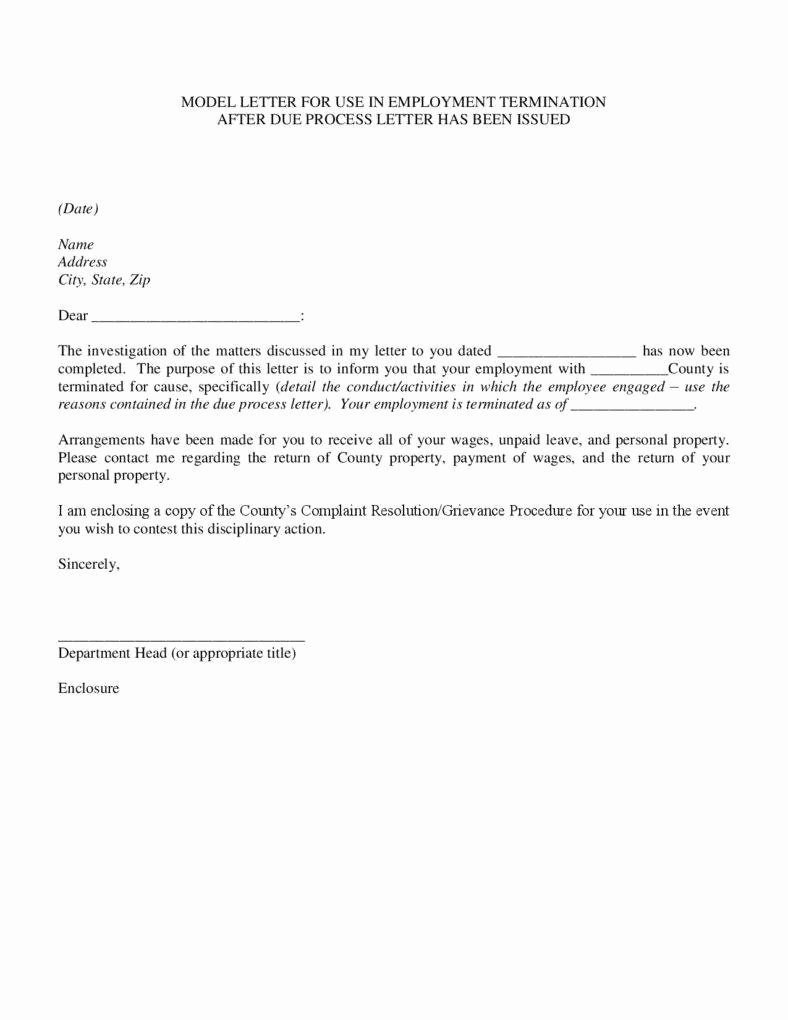 Letter Of Termination to Employee Luxury Termination Letter Templates 26 Free Samples Examples