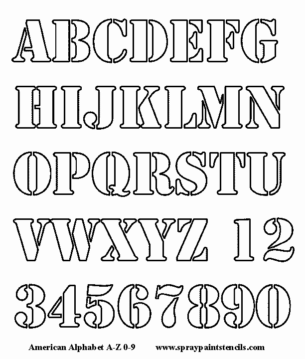 Letter Stencils to Print Free Luxury Alphabet Letters to Cut Out