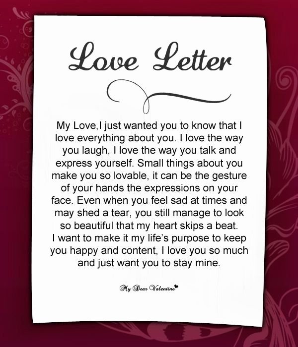 Letter to My Husband Awesome Love Letters for Her 18