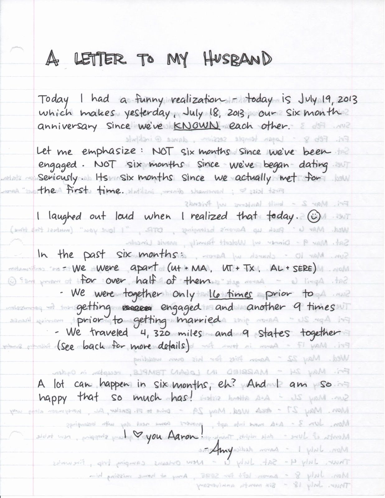 Letter to My Husband Lovely A Letter to My Husband