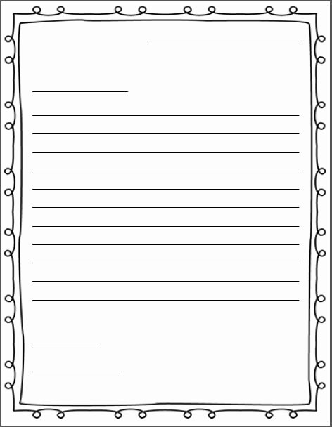 Letter Writing Paper Template Beautiful 73 Best Write Friendly Letter Images On Pinterest