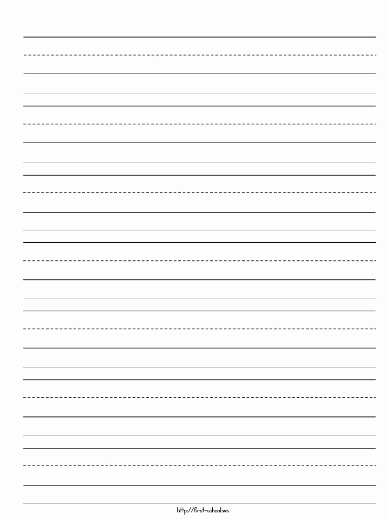 Letter Writing Templates for Kids New Learning to Write Paperkindergarten Writing Paper