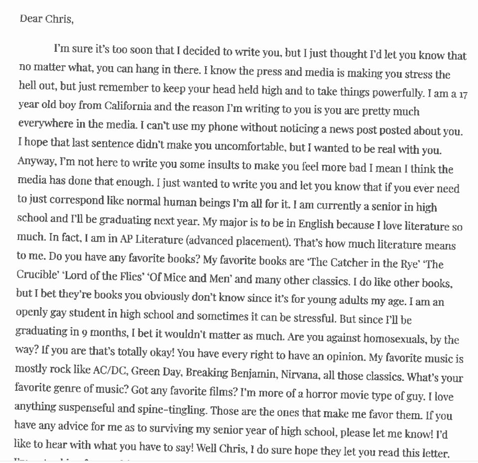 Letters to Him In Jail Lovely See It Chris Watts S ‘fan’ Mail Photos Love Letters